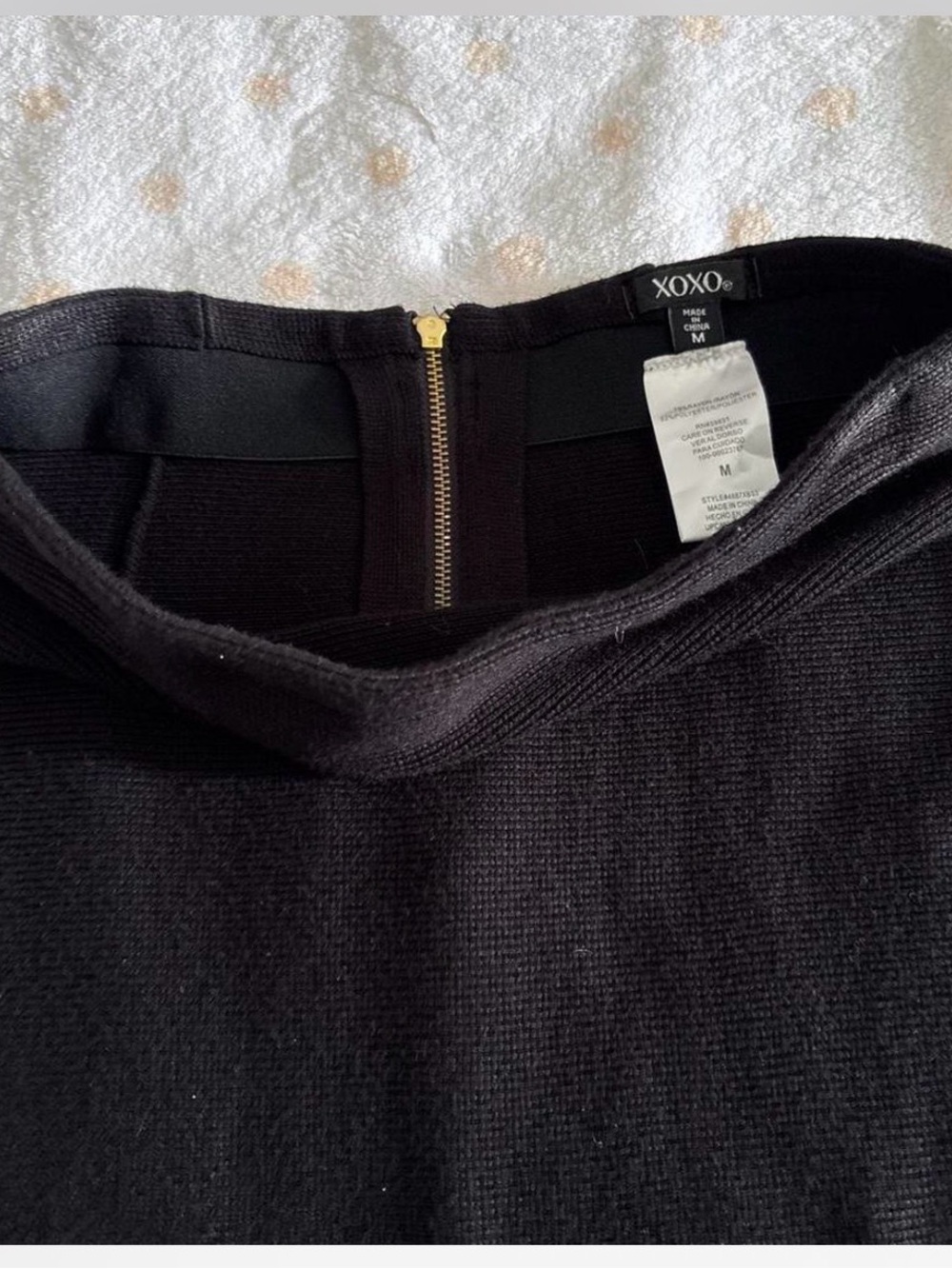 XOXO Black A-Line Flared Hem Skirt - Picture 4 of 4